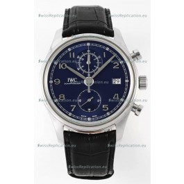 IWC Portugieser Chronograph Classic IW390303 Blue Dial Swiss Replica Watch