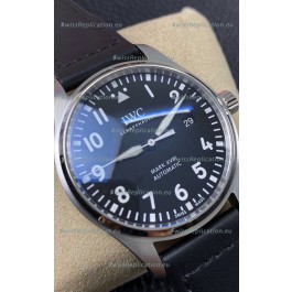 IWC Pilot Mark XVIII IW327001 1:1 Mirror Swiss Replica Watch in Black Dial 