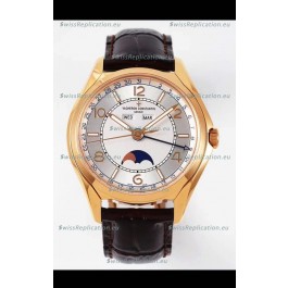 Vacheron Constantin Fiftysix Edition Rose Gold Watch 904L Steel 1:1 Mriror Replica Steel Dial 