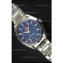 Omega Seamaster COAX GMT Stainless Steel Swiss Watch in Blue Dial
