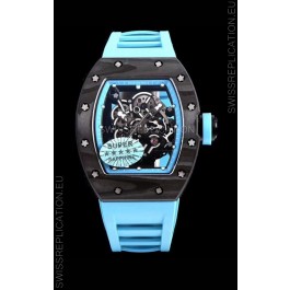 Richard Mille RM055 Blue Legend Carbon Casing Swiss Replica Watch 