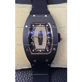 Richard Mille RM-07-01 DLC Coated Casing Ladies 1:1 Swiss Replica Watch