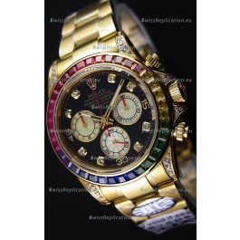 Rolex Cosmograph Daytona 116598 Yellow Gold 1:1 Mirror Cal.4130 Movement - Ultimate 904L Steel Watch
