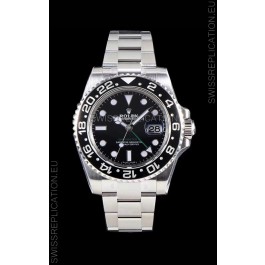 Rolex GMT Master II 116710LN Ceramic Bezel Cal.3186 Movement Swiss Replica - Ultimate 904L Steel Watch