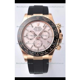 Rolex Cosmograph Daytona M116515ln-0061 Rose Gold Sundust Dial Original Cal.4130 Movement - 904L Steel Watch