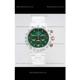 Rolex Daytona AET Remould Green Dial Full Ceramic Strap Watch in Cal.4130 Movement