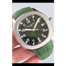 Patek Philippe Aquanaut 5168G-010 Swiss Replica 904L Steel Green Dial - 1:1 Mirror Edition