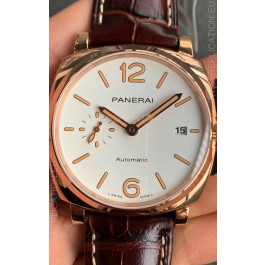 Panerai Luminor DUE PAM1042 Edition 1:1 Mirror Swiss Replica Watch in Rose Gold Casing 42MM