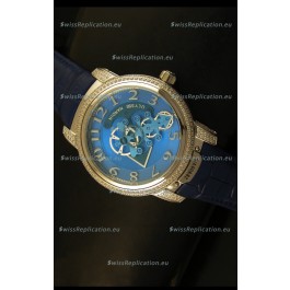 Ulysse Nardin Dual Escapement Japanese Watch in Blue Dial