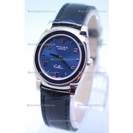 Rolex Cellini Cestello Ladies Swiss Watch All Blue
