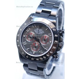 Rolex Cosmograph Project X Editions Black Out Daytona Swiss Replica Watch in Grey Dial