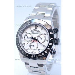 Rolex Project X Daytona Limited Edition Series II Cosmograph MonoBloc Cerachrom Swiss Watch in White Dial