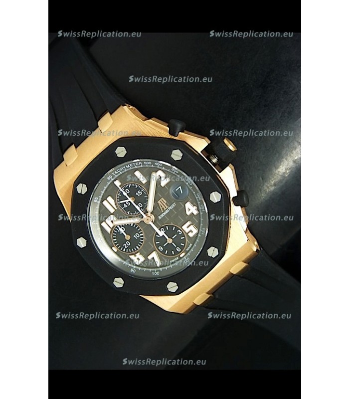 Audemars Piguet Royal Oak Offshore Pink Gold Swiss Watch - MIRROR REPLICA