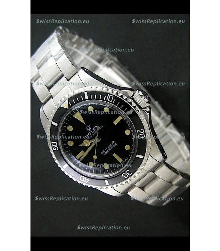 Rolex Submariner Classic Edition No Date Window Japanese Watch