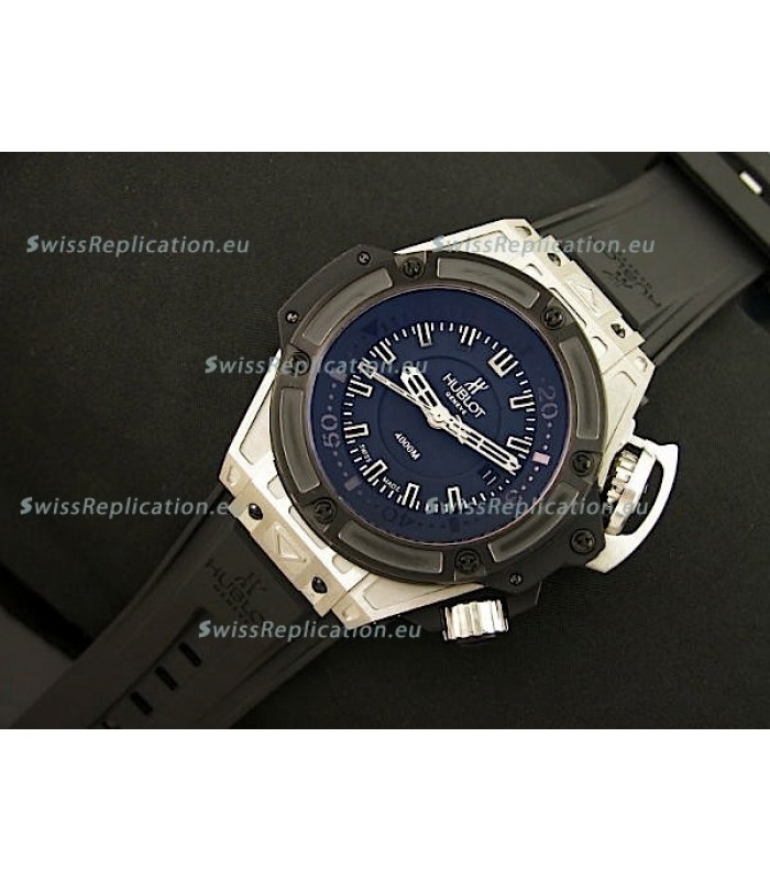 Hublot King Power Diver 4000m Swiss Replica Watch in Black