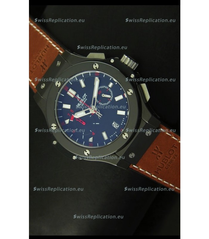 Hublot Big Bang Stainless Ceramic Case/Bezel Swiss Quartz Watch 45MM
