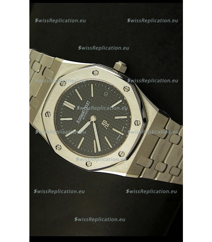 Audemars Piguet Royal Oak Ultra Thin Swiss Replica Watch in Black Dial