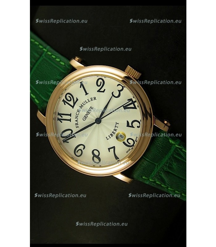 Franck Muller Master of Complications Liberty Japanese Watch in Green Strap