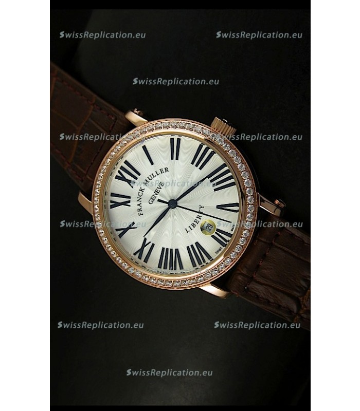 Franck Muller Master of Complications Liberty Japanese Watch in Brown Strap