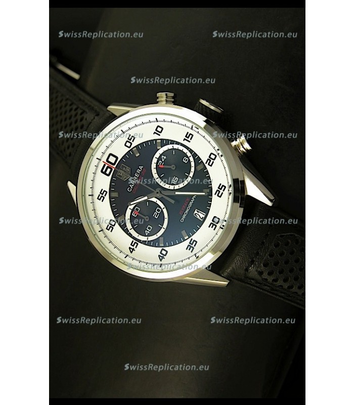 Tag Heuer Carrera Calibre 36 Flyback Black Dial Replica Watch - Quartz Movement