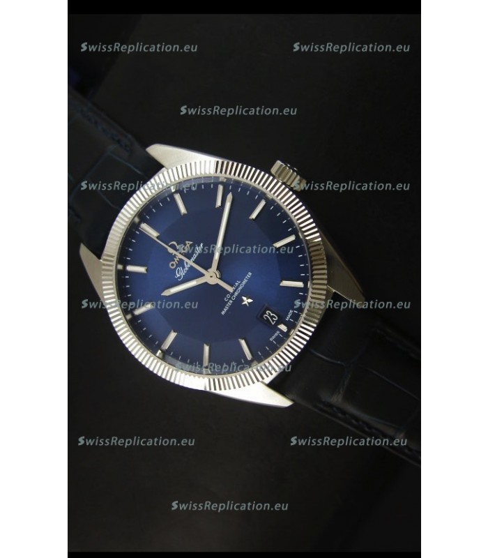 Omega Globemaster Co-Axial Swiss Dark Blue Dial Stainless Steel - 1:1 Mirror Replica Watch