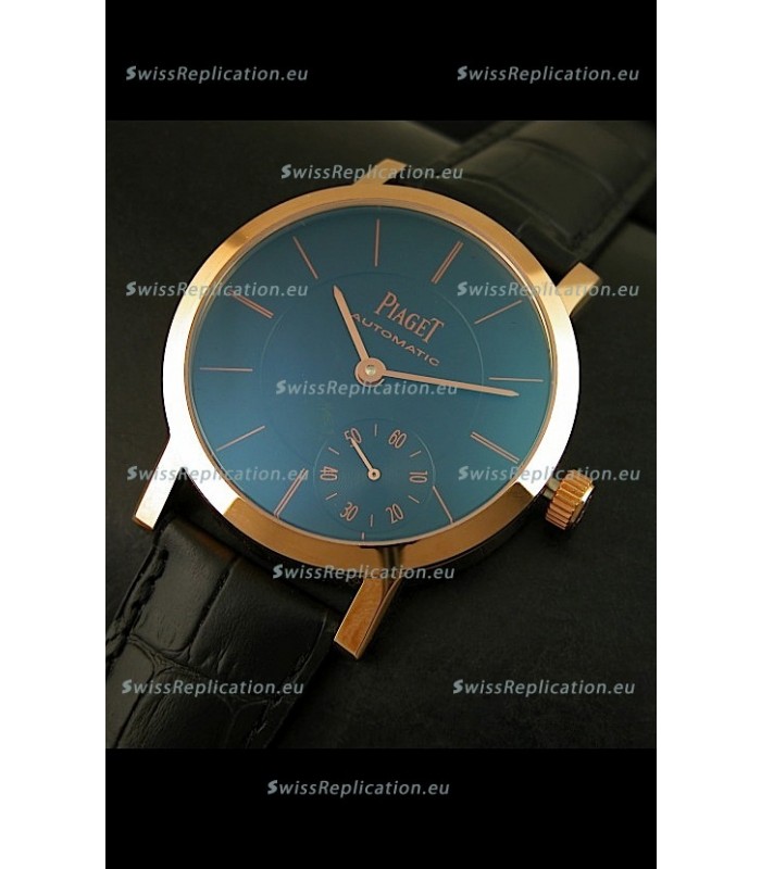 Piaget Altiplano Swiss Manual Winding Replica Watch in Black Dial