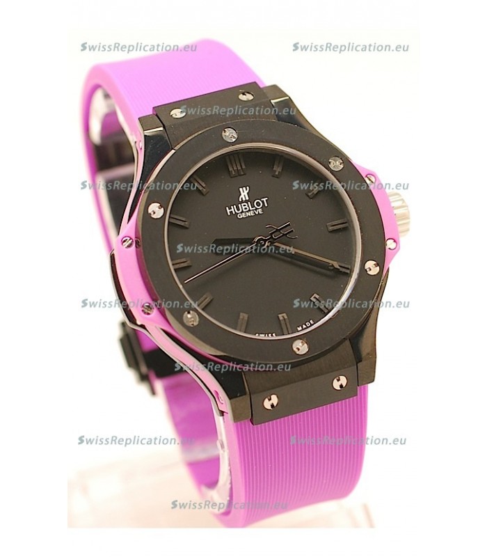Hublot Big Bang Fusion Purple Swiss 40MM Quartz Watch