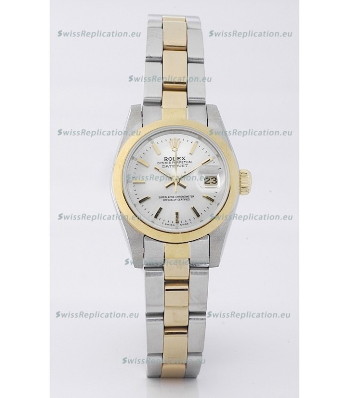 Rolex DateJust - Two Tone Lady Swiss Replica Watch