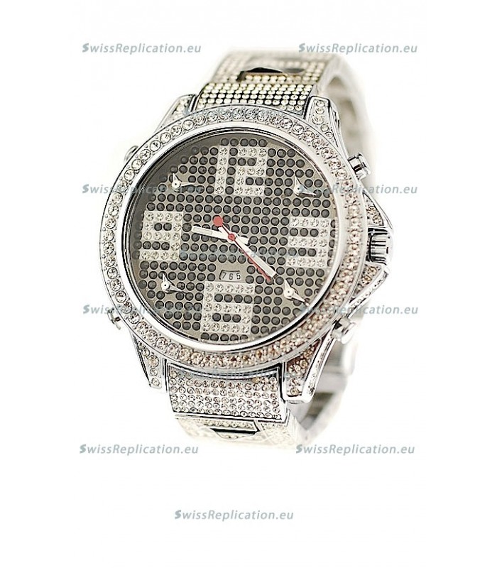 Jacob & Co Diamond Japanese Replica Watch in Big Arabic Markers