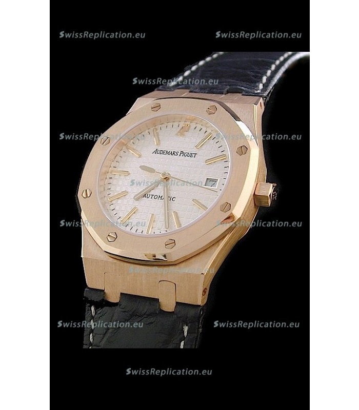 Audemars Piguet Royal Oak Watch in White Dial