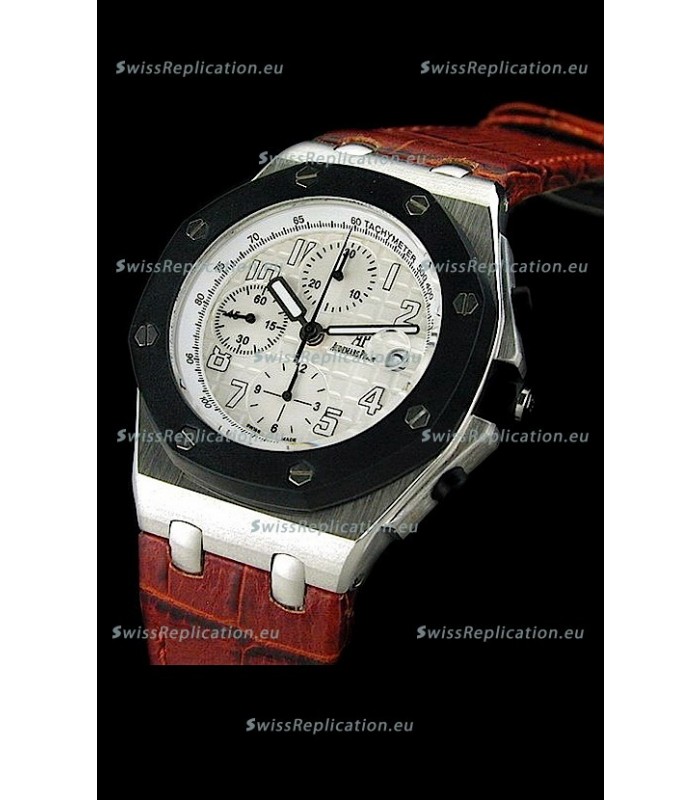 Audemars Piguet Royal Oak Watch in Rubber Bezel - Secs hand 9 O Clock