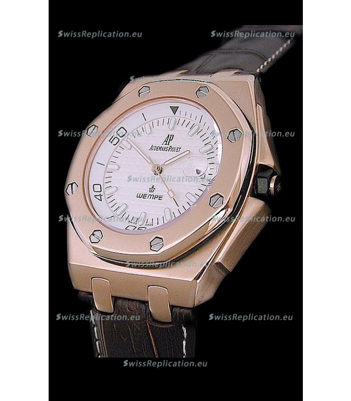 Audemars Piguet Royal Oak Scuba Wempe Swiss Watch in Gold