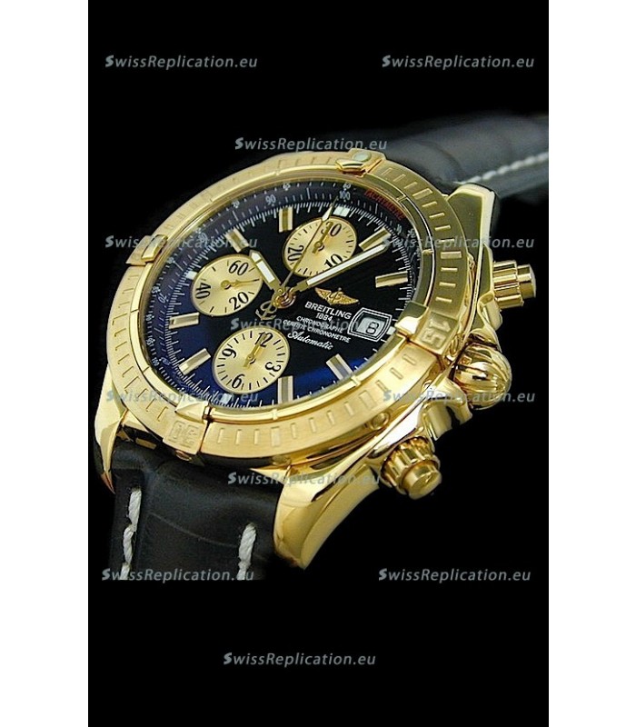 Breitling Evolution Swiss Replica Watch in Black Dial