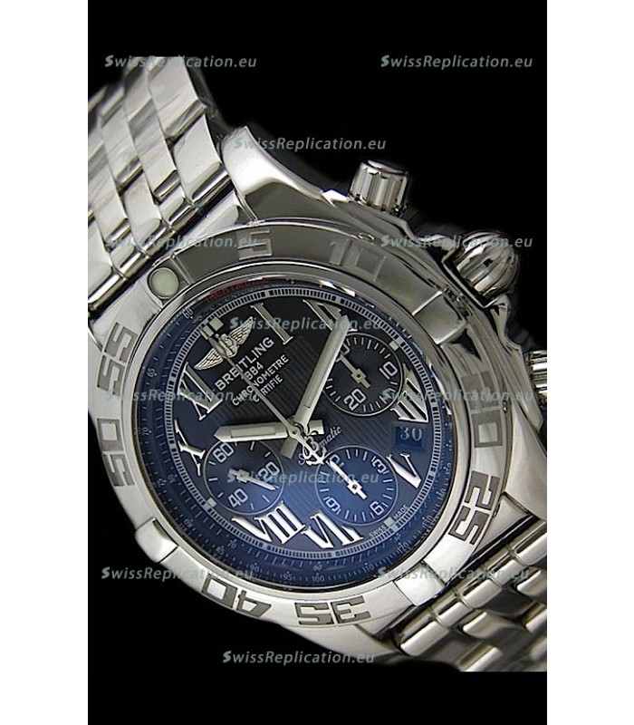 Breitling Chronomat B01 Swiss Replica Watch in Black Dial