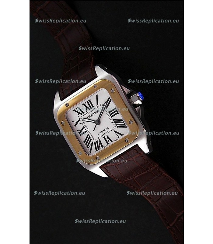 Cartier Santos in Swiss Replica Watch in White Dial