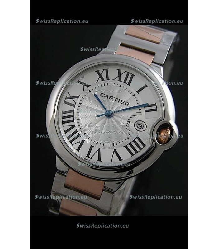 Cartier Ballon Blue de Japanese Replica Watch in White Dial