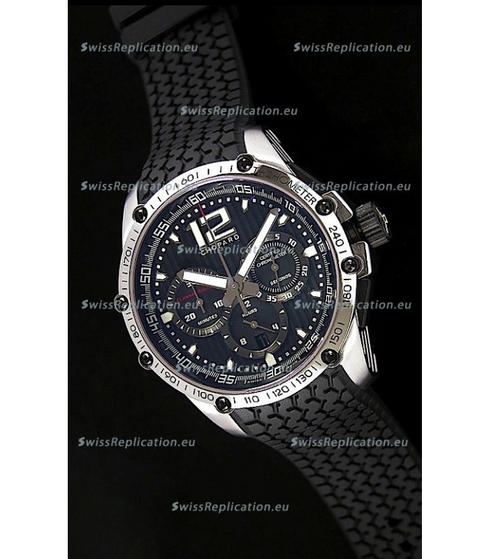 Chopard Classic Racing Swiss Replica Watch in Black Strap