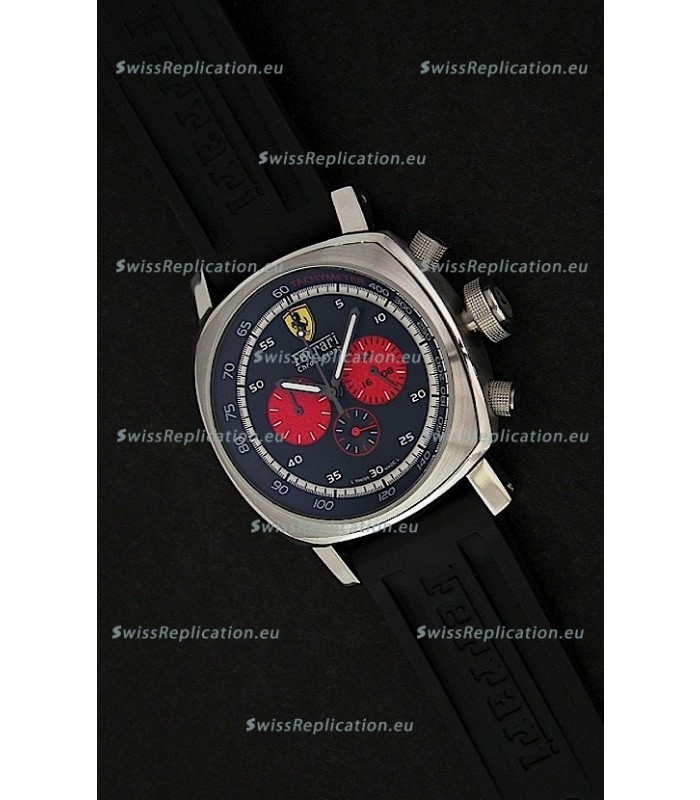 Ferrari Chronograph Japanese Replica Watch in Black Dial