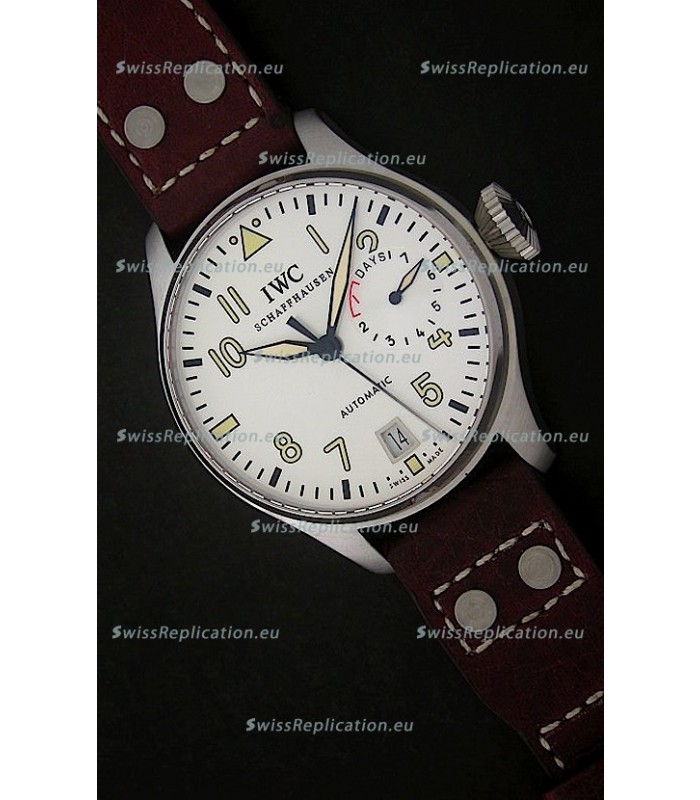 IWC Die Grosse Fliegeruhr Swiss Replica Watch in White Dial
