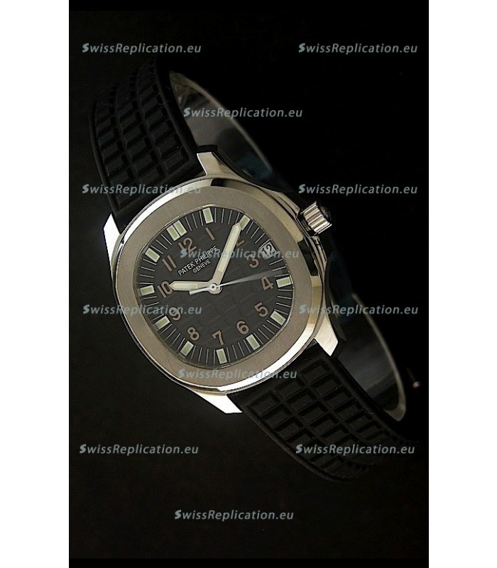 Patek Philippe Aquanaut Swiss Watch in Black Dial