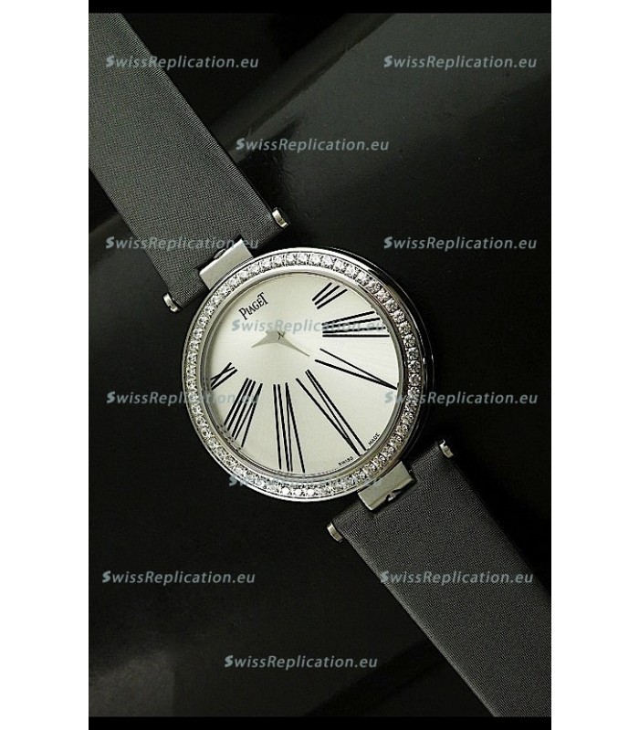Piaget Altiplano Duo Dual Swiss Diamonds Bezel Watch
