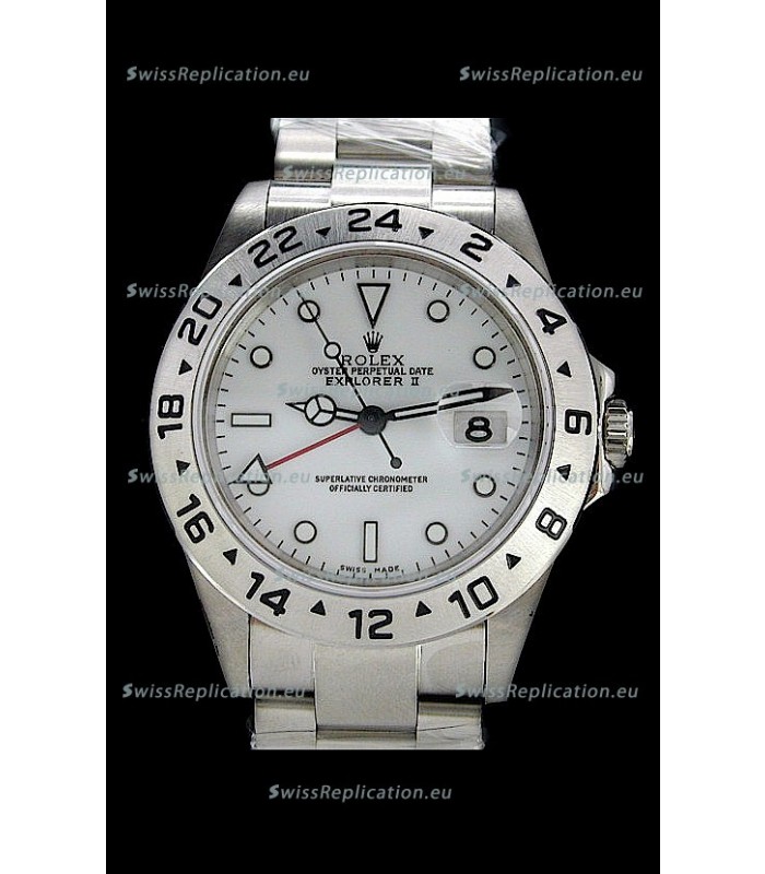 Rolex Explorer II Japanese Replica Automatic Watch in White