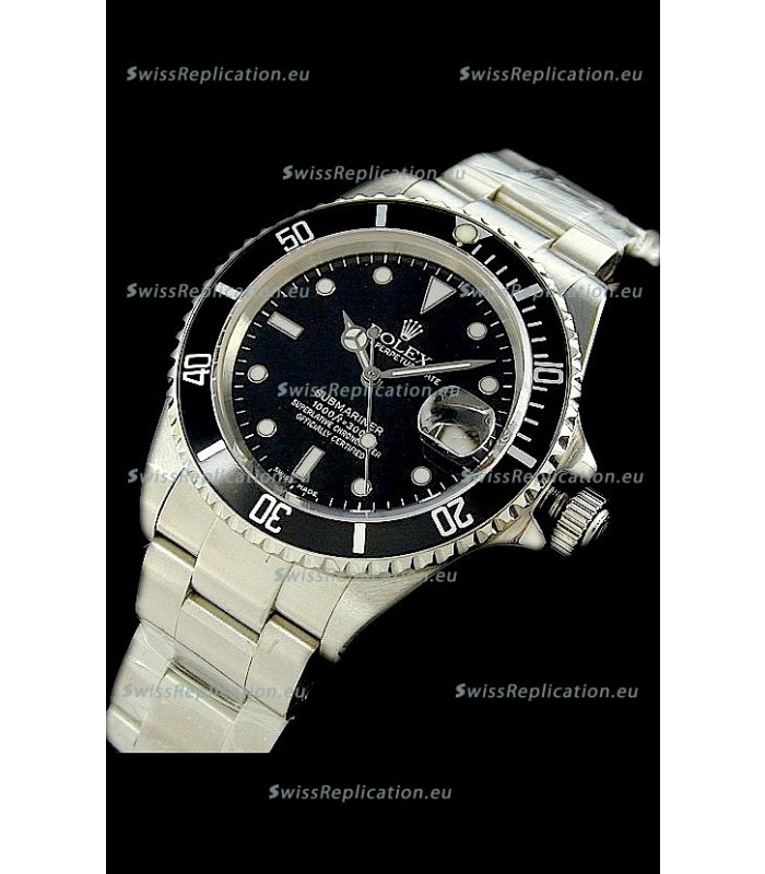 Rolex Submariner Swiss Replica Watch in Black