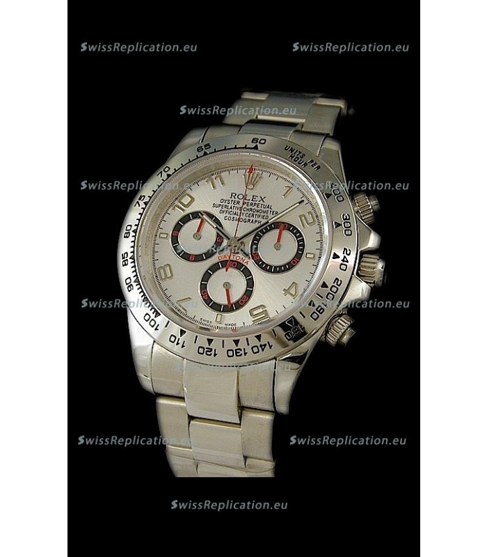 Rolex Daytona Cosmograph Swiss Replica Watch in White Dial