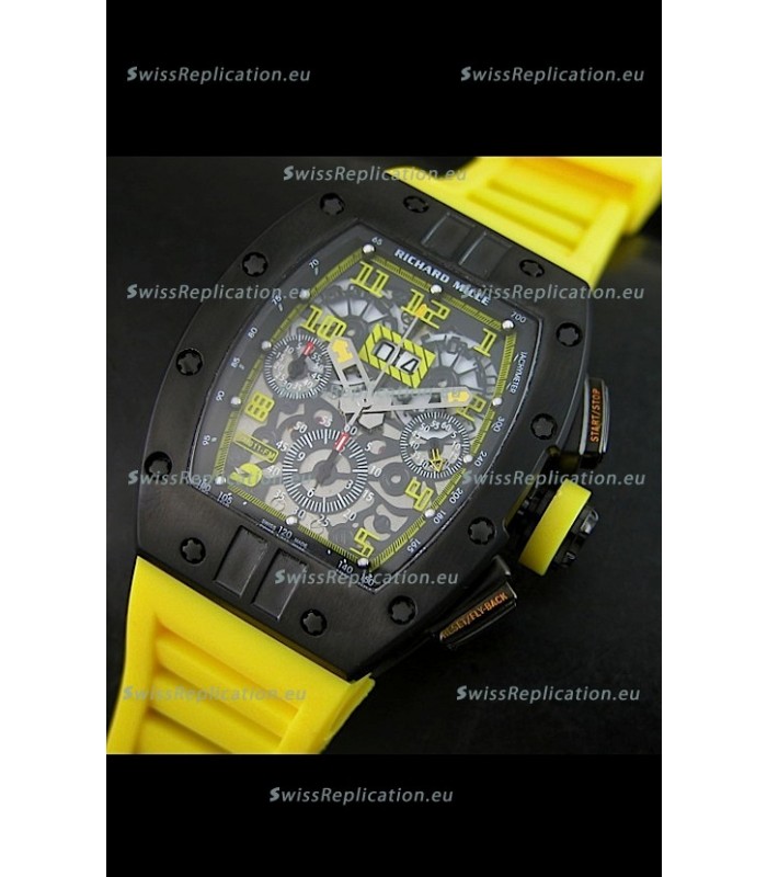 Richard Mille RM011 Filipe Massa Texas GP PVD Casing Edition Swiss Replica Watch
