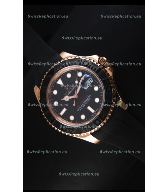 Rolex Yacht-Master 40 Oyster 40MM Watch in Everose Gold Swiss Watch 