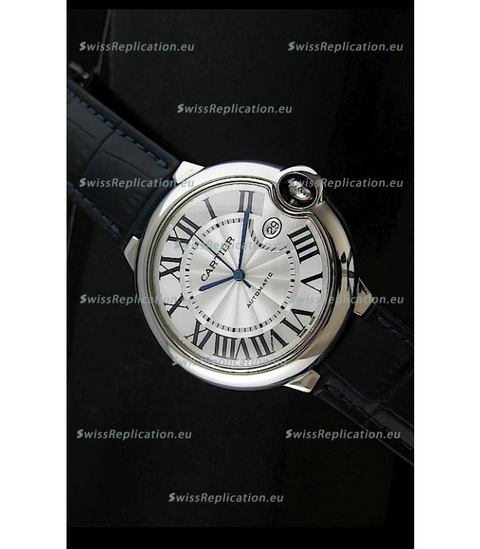 Cartier Pasha de Swiss Replica Automatic Watch in White Dial