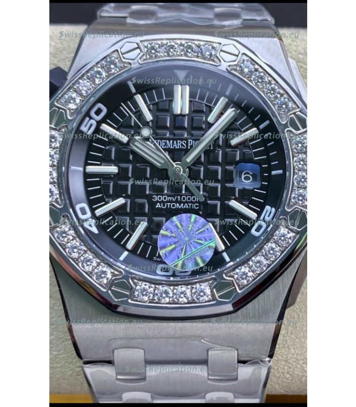 Audemars Piguet Royal Oak Offshore Diver 1:1 Mirror Swiss Replica Watch - Steel Strap