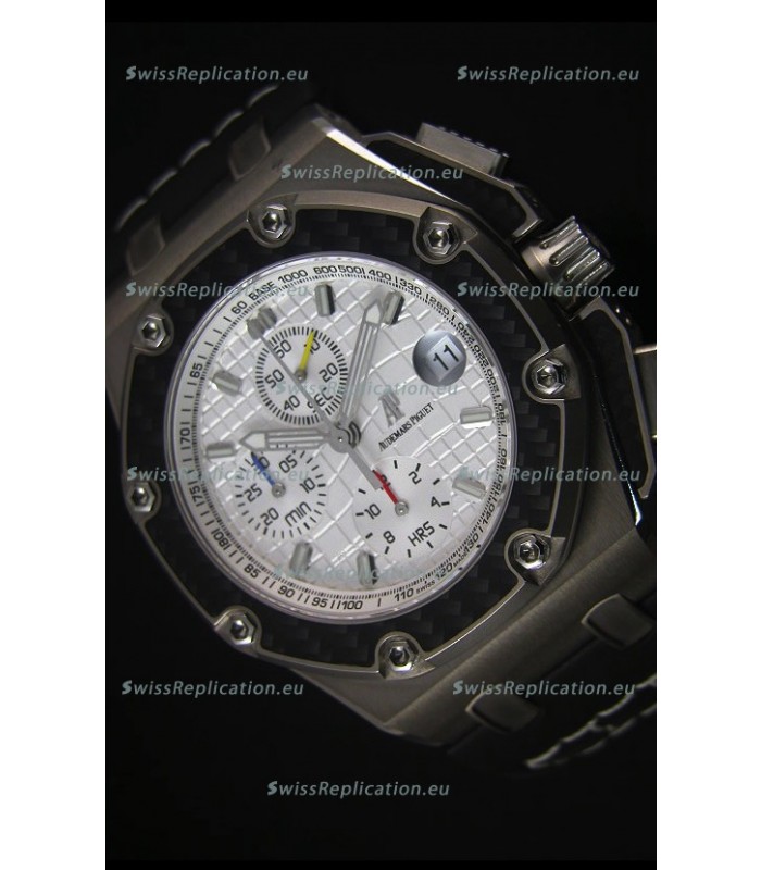 Audemars Piguet Royal Oak Offshore Juan Pablo Montoya Swiss Watch 3120 Movement White Dial - 1:1 Mirror