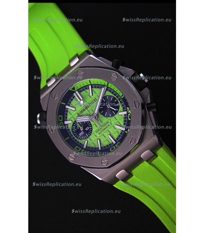 Audemars Piguet Royal Oak Offshore Diver Chronograph Swiss Quartz Replica Watch in Green
